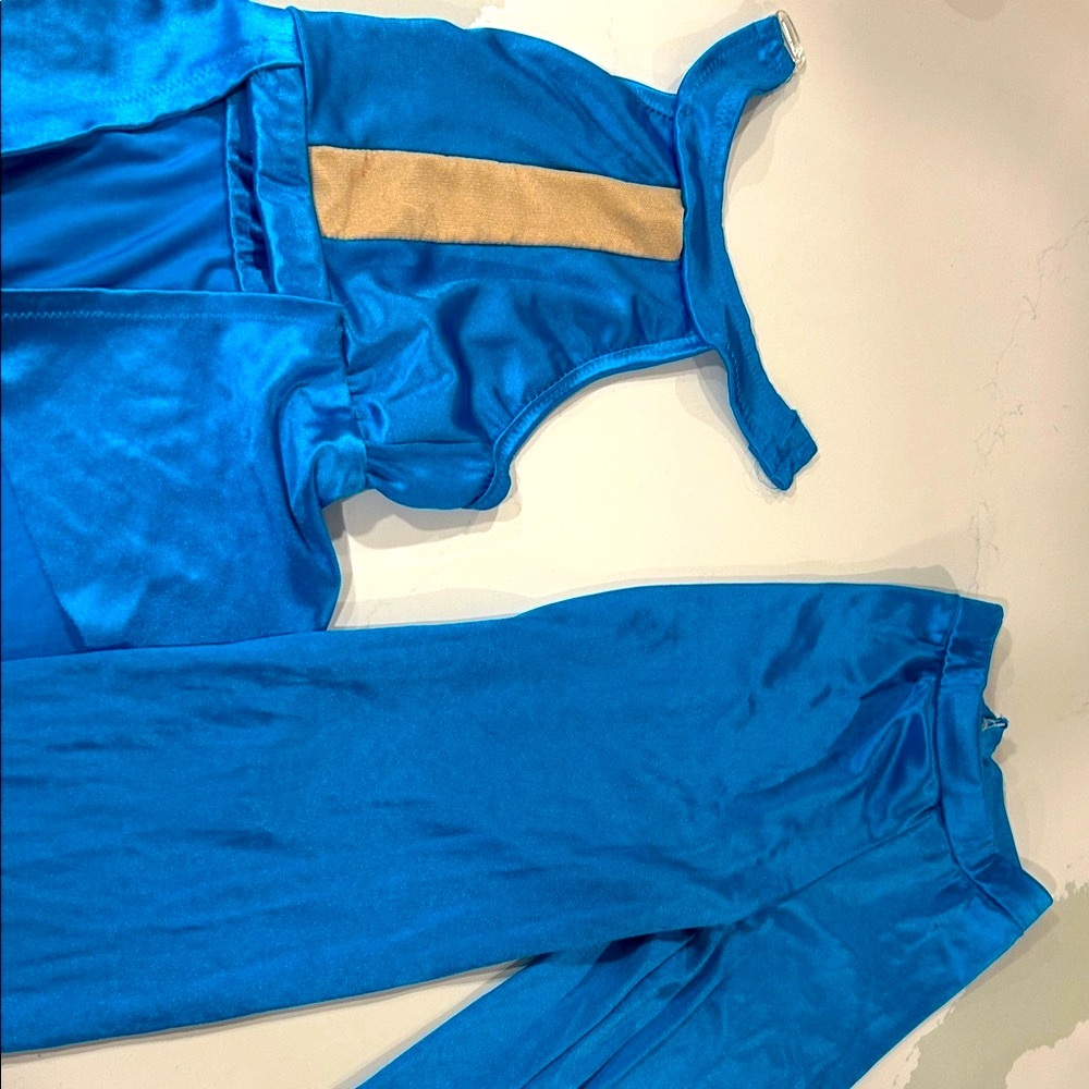 Blue custom dance costume